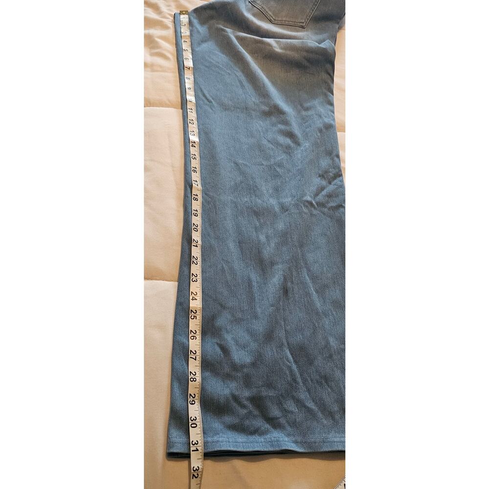 Halara Flex Crossover High Waisted Tummy Control Wide Leg Jeans Size XL Tall New - Picture 7 of 12